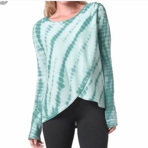Prana Tie-dye Wrap Sweater